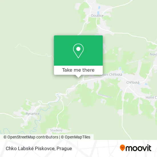 Карта Chko Labské Pískovce