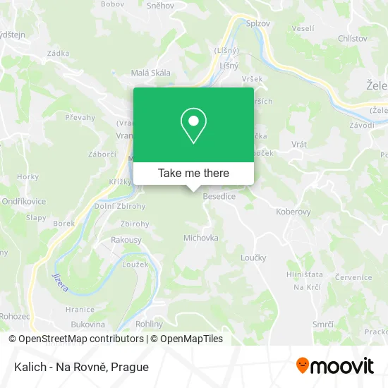 Карта Kalich - Na Rovně