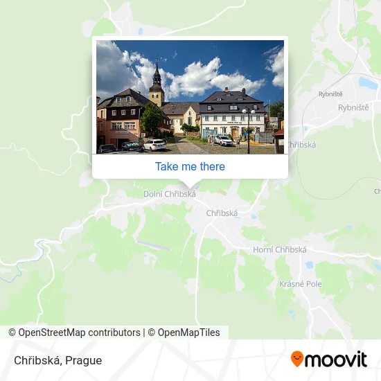 Карта Chřibská