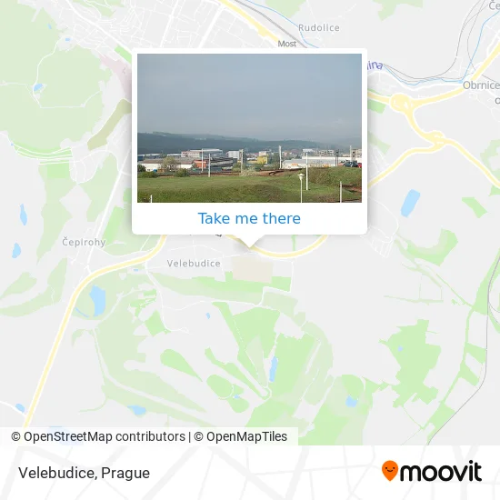 Карта Velebudice