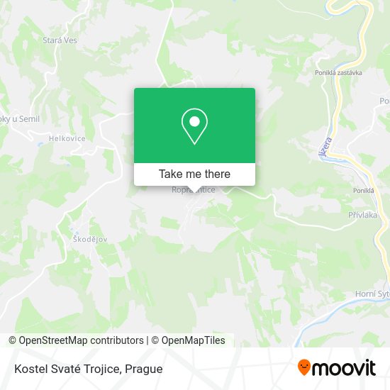 Kostel Svaté Trojice map