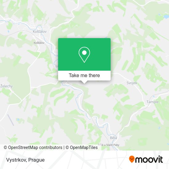 Карта Vystrkov