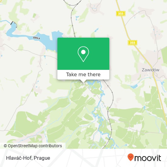 Hlaváč-Hof map