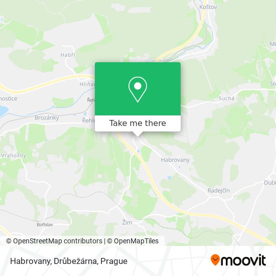 Habrovany, Drůbežárna map