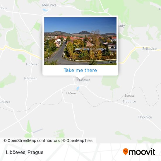 Libčeves map