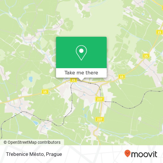 Třebenice Město map