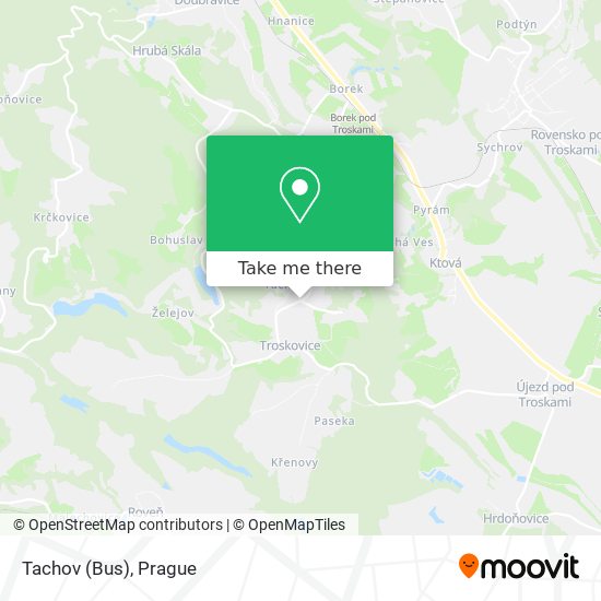 Tachov (Bus) map