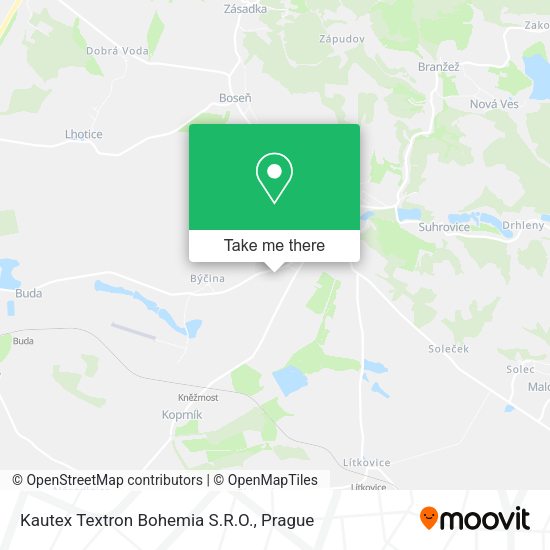 Карта Kautex Textron Bohemia S.R.O.