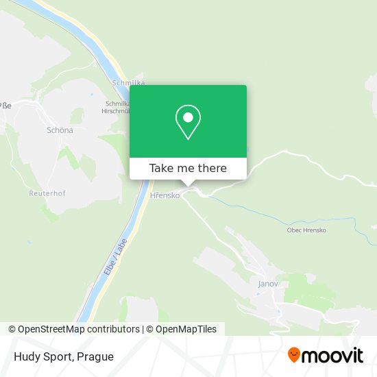 Hudy Sport map