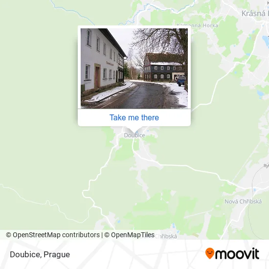 Карта Doubice