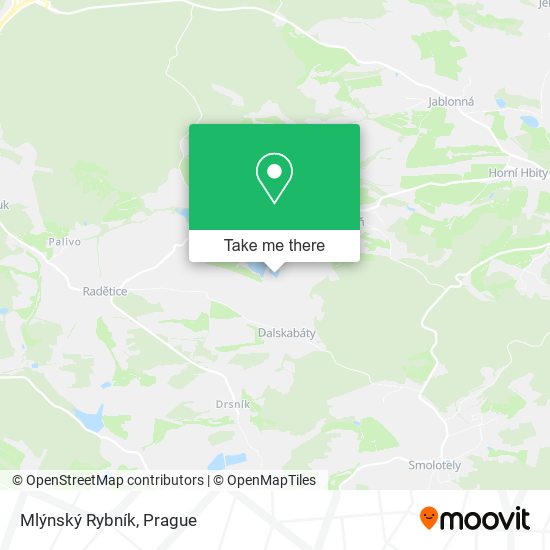Mlýnský Rybník map