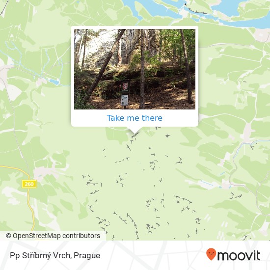 Pp Stříbrný Vrch map