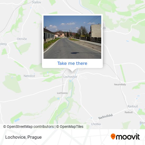 Lochovice map