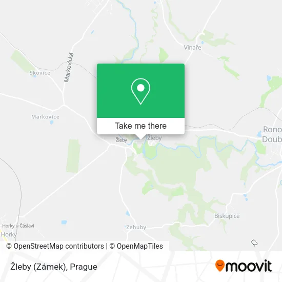 Карта Žleby (Zámek)