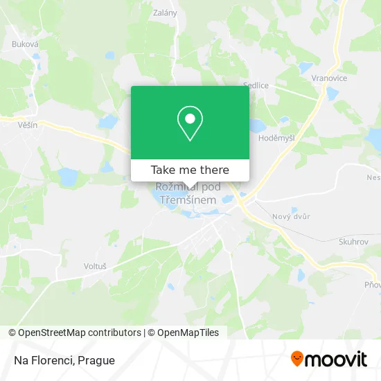 Карта Na Florenci