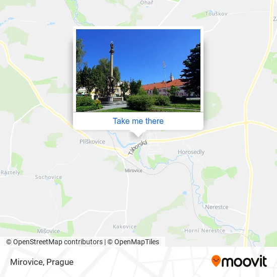 Карта Mirovice