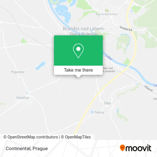 Карта Continental