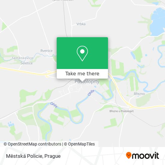Карта Městská Policie