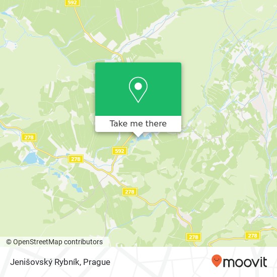 Jenišovský Rybník map