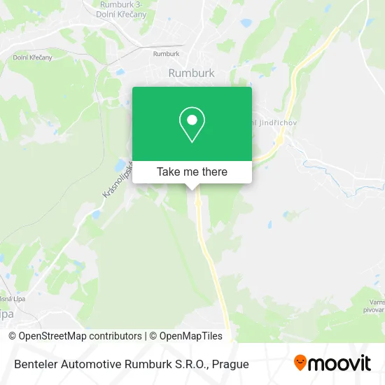 Карта Benteler Automotive Rumburk S.R.O.