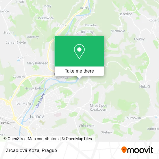 Карта Zrcadlová Koza