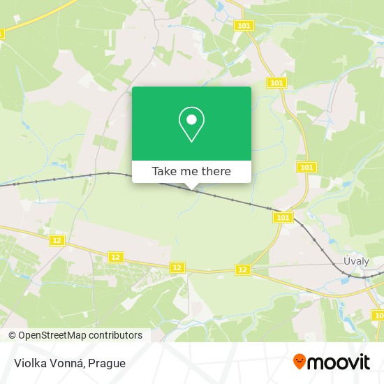 Violka Vonná map