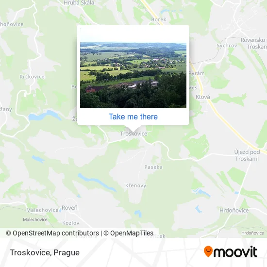 Карта Troskovice