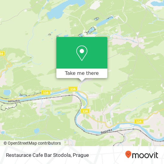 Restaurace Cafe Bar Stodola map