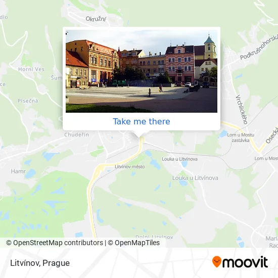 Карта Litvínov