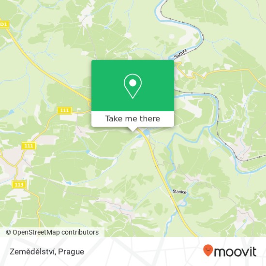 Zemědělství map