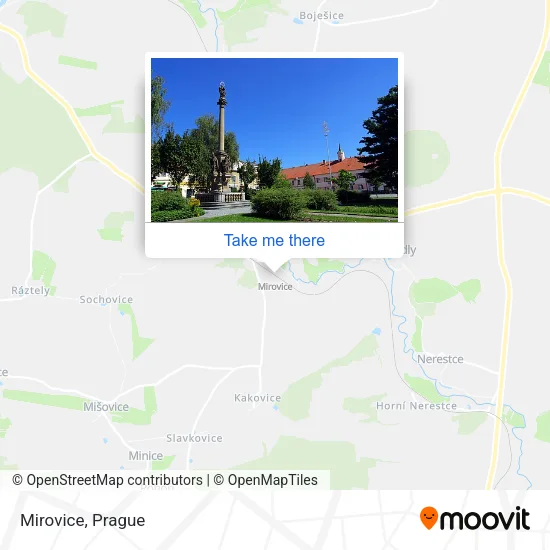 Карта Mirovice
