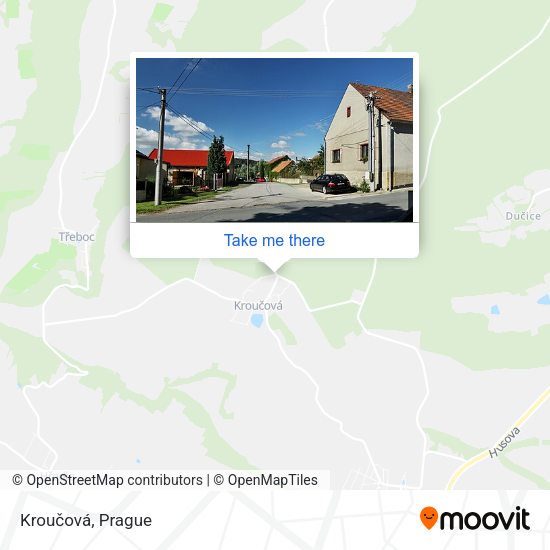 Карта Kroučová