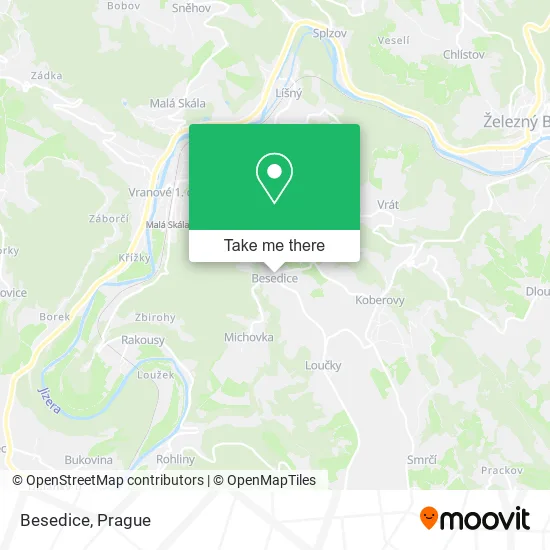 Карта Besedice