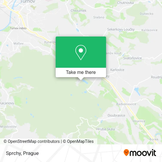 Карта Sprchy
