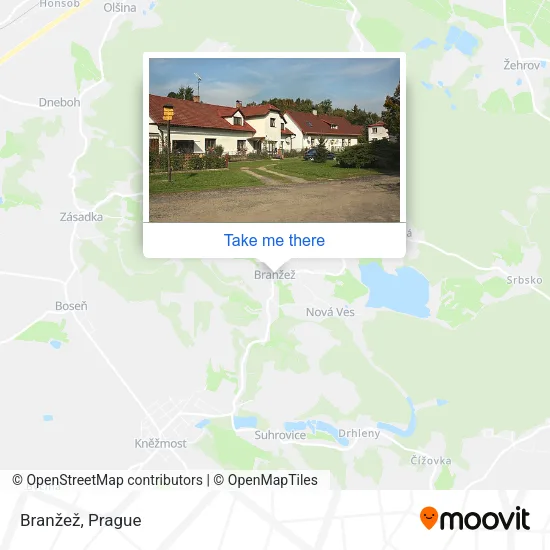 Карта Branžež
