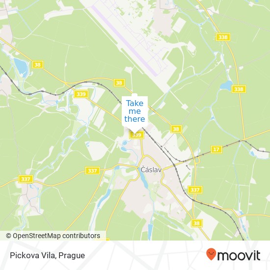 Pickova Vila map