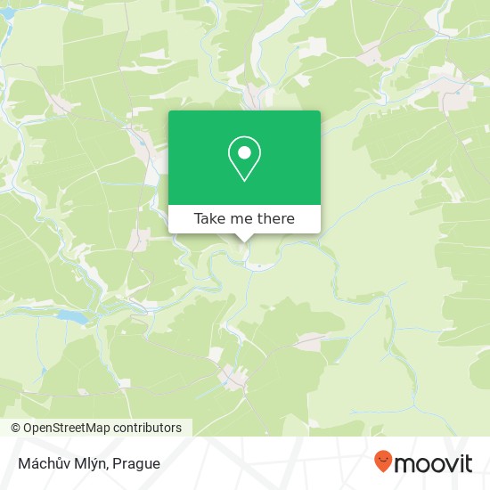Máchův Mlýn map