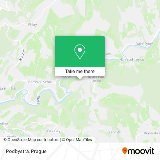 Карта Podbystrá