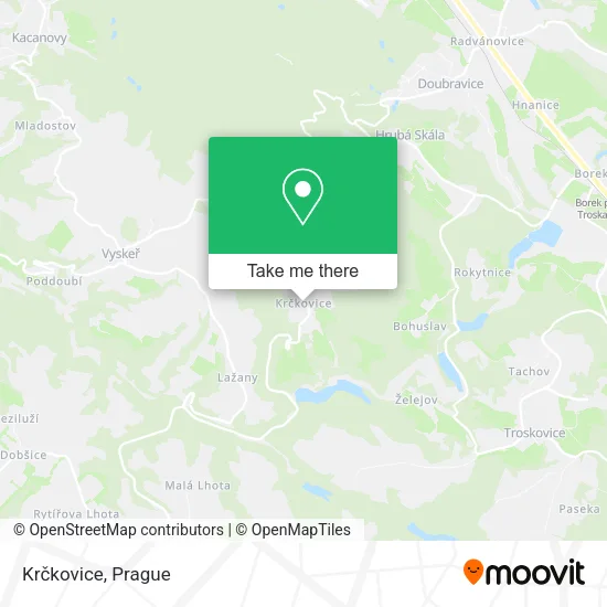 Карта Krčkovice