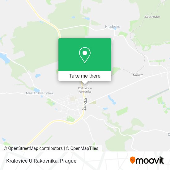 Kralovice U Rakovníka map