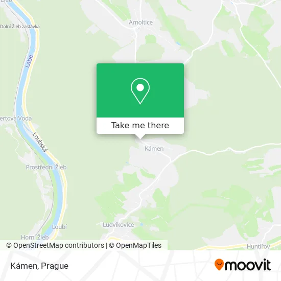 Карта Kámen