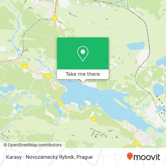 Karasy - Novozámecký Rybník map