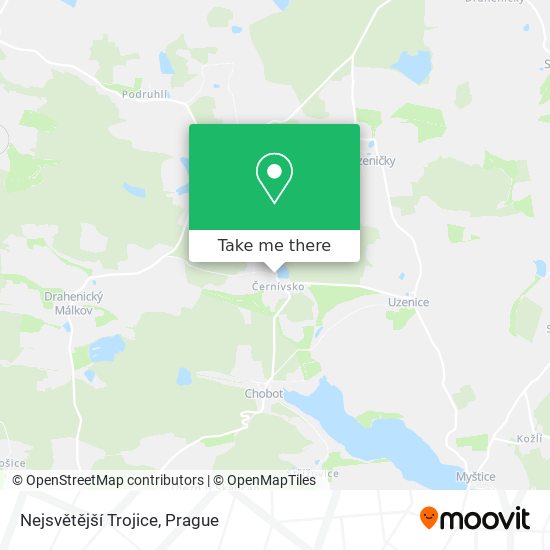 Nejsvětější Trojice map