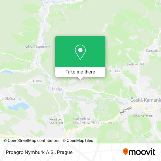 Карта Proagro Nymburk A.S.