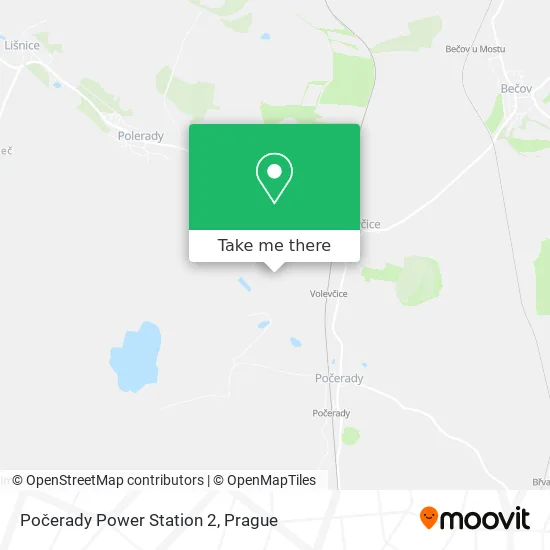 Карта Počerady Power Station 2