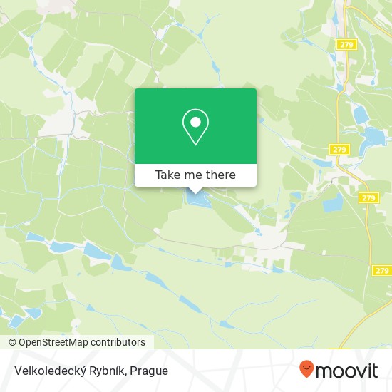 Velkoledecký Rybník map