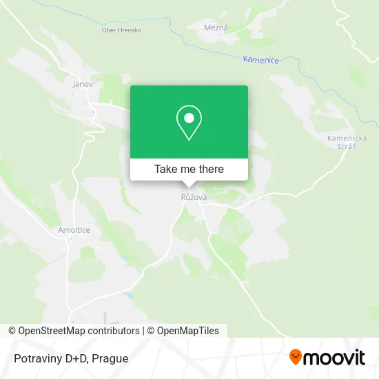 Карта Potraviny D+D