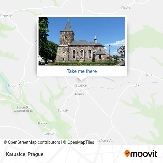 Katusice map