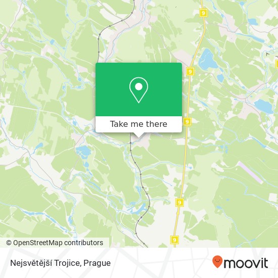 Nejsvětější Trojice map