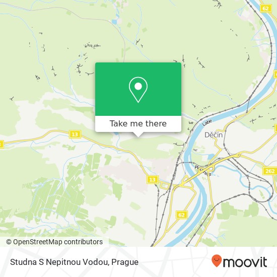 Studna S Nepitnou Vodou map